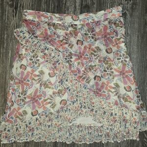 Free PEOPLE Floral Print Women's Skirt Sz 8